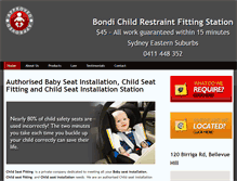 Tablet Screenshot of childseatfitting.com.au